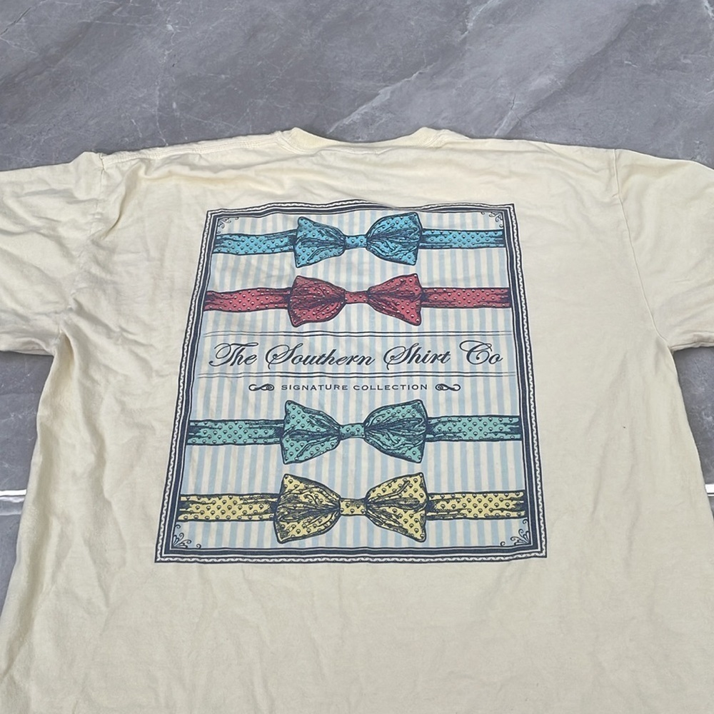 Women's The Southern Shirt Company Comfort Colors Long Sleeve Shirt With Bowties - Picture 12 of 15